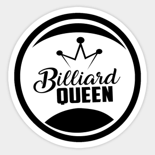 Billiard Queen Sticker